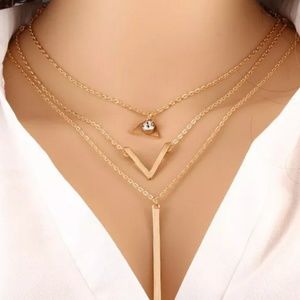 Multi Layer chain💛💛💞